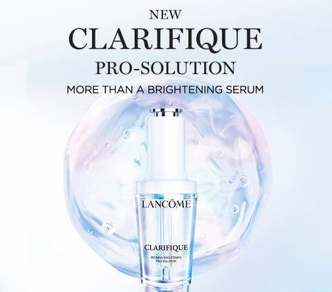 Image of Clarifique bottle. 